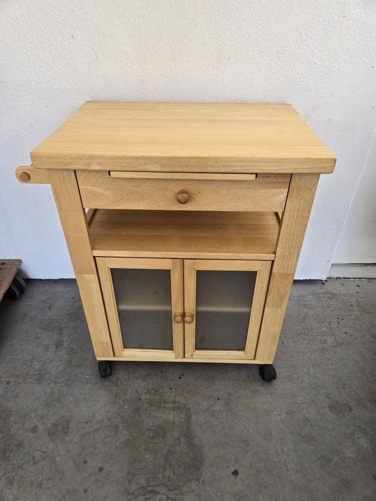 Wooden Kitchen Cart