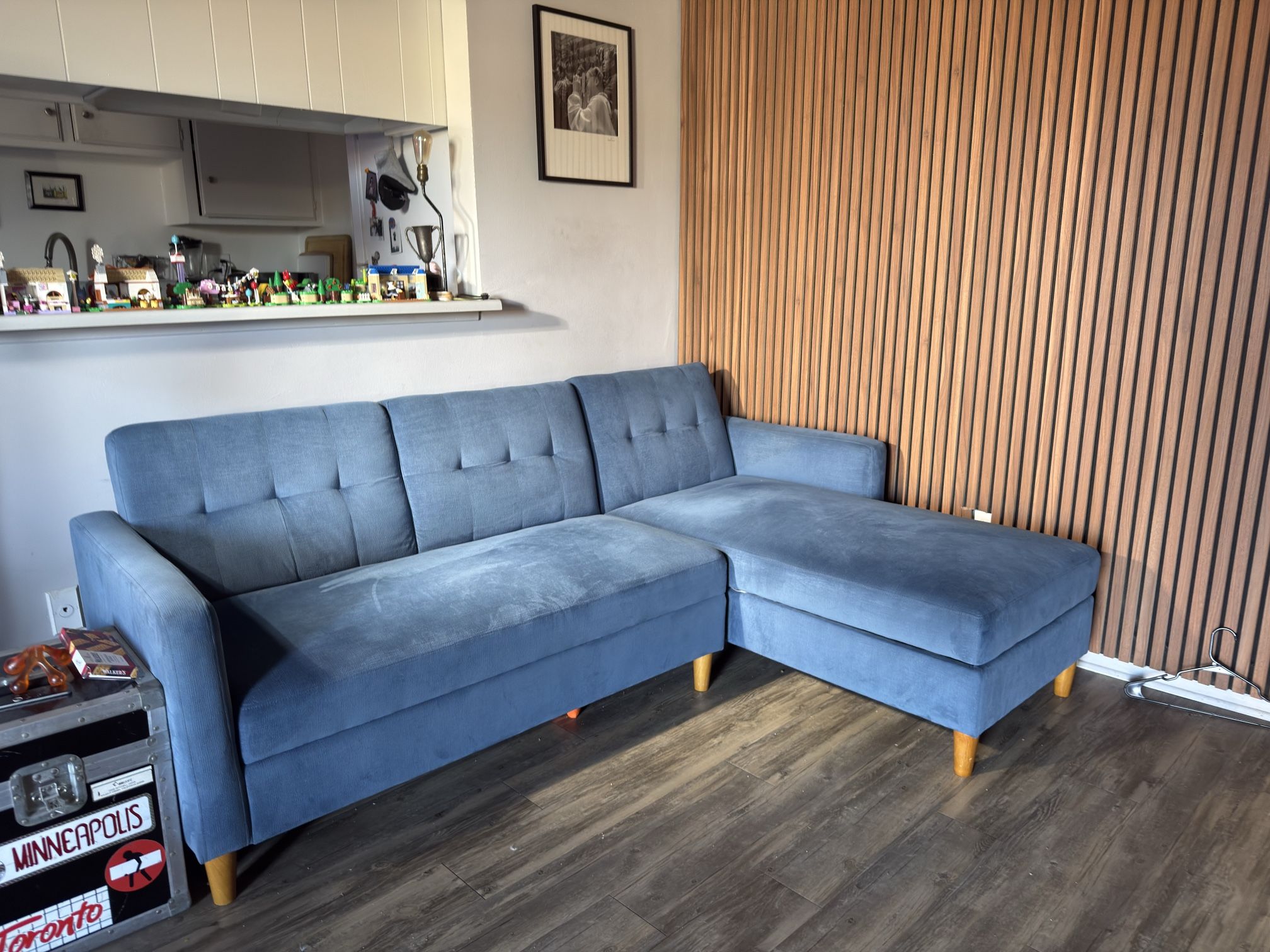 Couch, Sectional, Sofa Bed w/storage