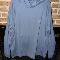 New Men’s XL Bad Birdy $110 Blue Mirage Velocity Hoodie 15% spandex - so comfy p/u Jamison, PA 