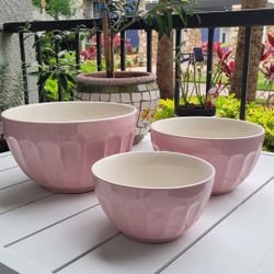 William-Sonoma Pink Bowls