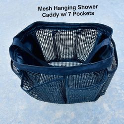 Mesh Shower Hanging Caddy Portable Multi Storage for College Students