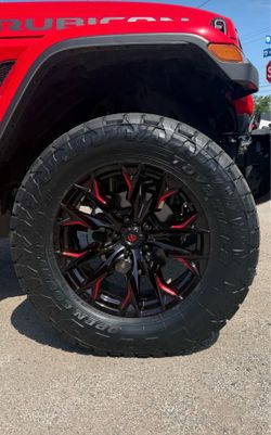 Jeep wrangler wheels and tires 🔥🔥