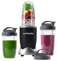 NutriBullet - Pro 900W Single-Serve Blender - Black Stainless Steel