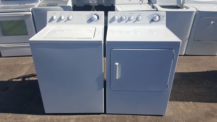 GE Stainless Steel Washer and Dryer