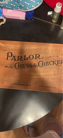 Parlor Chess & Checkers No. 209 by J. Pressman & Co.