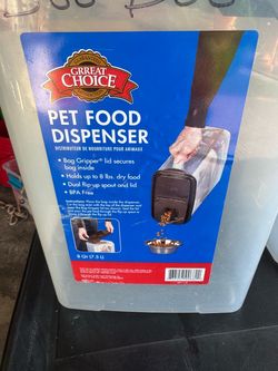 3 DOG FOOD DISPENSERS