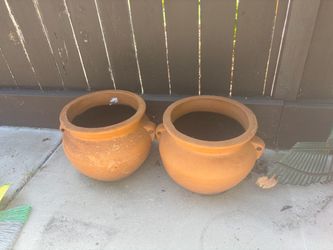 Terracotta Clay Planters Set of 2