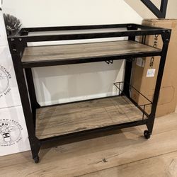 Rolling Bar Cart
