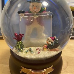 Christmas Snowman SnowGlobe