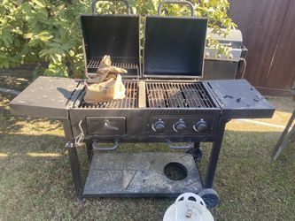 Charcoal And Propane Grill