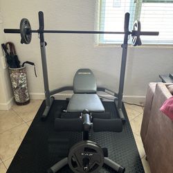 Work Out And Weight Set