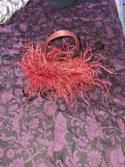Rare Ostrich Feather Evening bag
