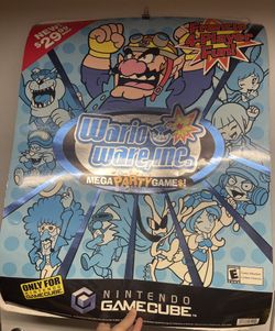 Warioware Inc Mega Party Games GameCube Promo Advertisement  Poster