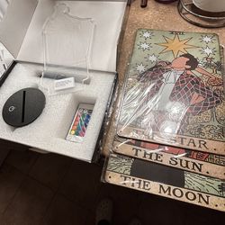 Harry Styles 3D light and 3 metal wall signs set