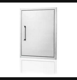 Outdoor kitchen door, outdoor kitchen access door, stainless steel BBQ single door, can be used for outdoor kitchen island or outdoor kitchen Brand ne