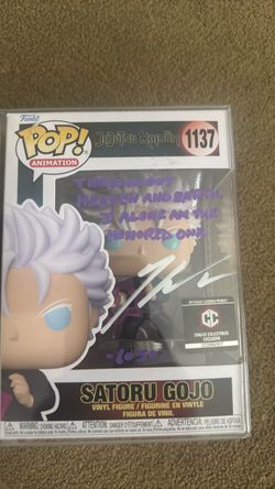 Signed Funko pops jujitsu Kaisen