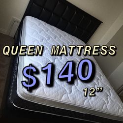 New Queen Mattress $140