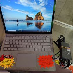 Microsoft Surface Laptop 2 Intel Quad Core i5-8th (contact info removed), 8gb Ram, 256gb SSD, Win 10 Pro Microsoft Office , Charger. 