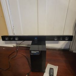 Samsung HW-E450 Digital Soundbar With Subwoofer Wireless Bluetooth TV Connection And Remote 
