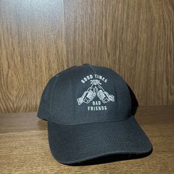 Good Times Bad Friends Snapback Hat