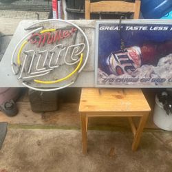 Miller Light Neon Light