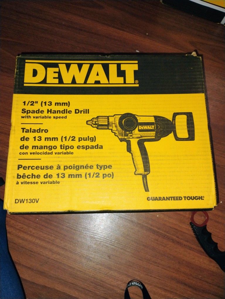DeWalt Spade Handle Drill