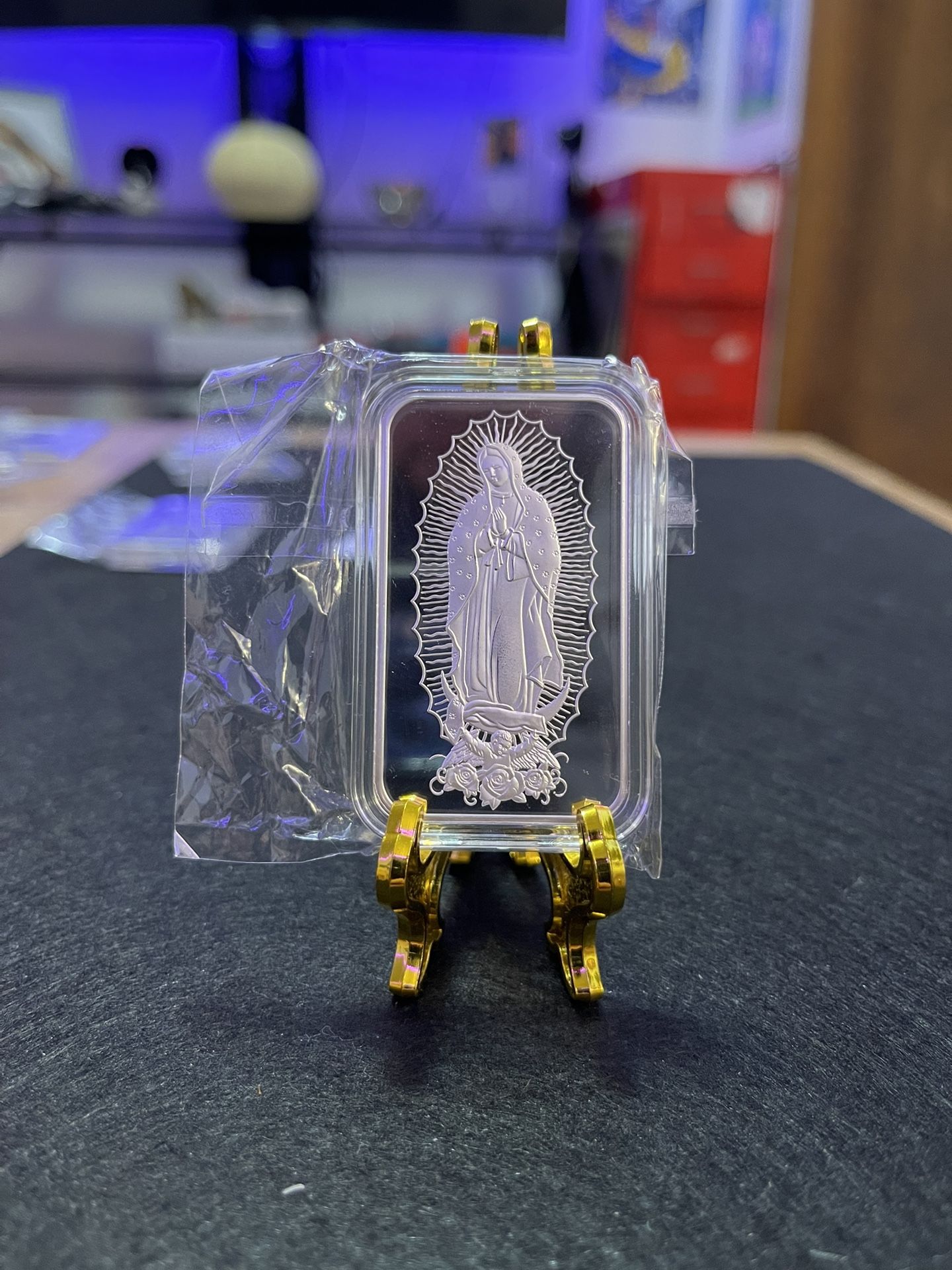 1oz Bar Virgin Mary With Prayer