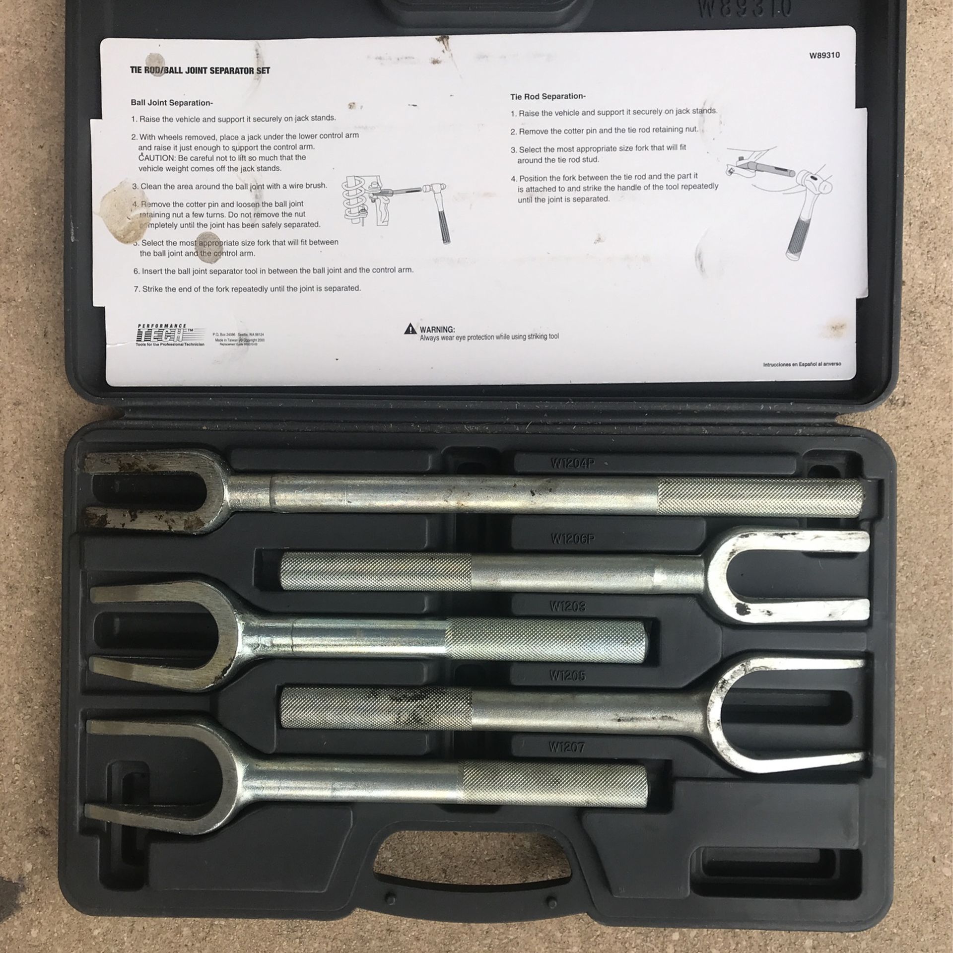 Tie Rod And Ball Joint Separator