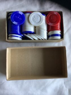 Poker Chips Plastic Color
