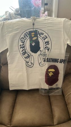 BAPE x Chrome Hearts White Graphic T-Shirt