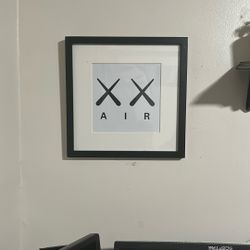 KawsX Jordan Picture And Picture Frame