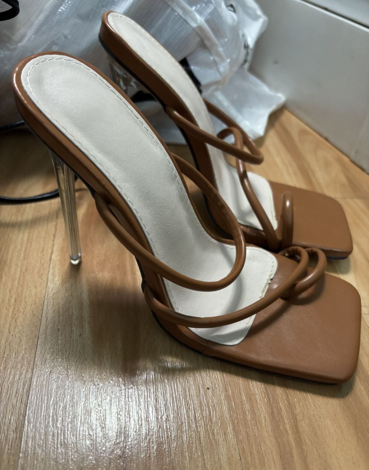 Brown Heels Size 6.5