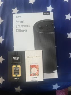 Pura Plus Smart Fragrance Diffuser Large Spaces Adjustable Air Freshener Home Scent 2 Refills 