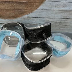 3x3x2” Clear PVC Zipper Bag 