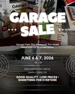 Garage sale - EVERYTHING MUST GO!