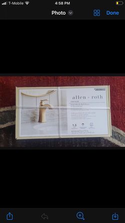 Allen + Roth Chesler Single-Handle Bath Faucet