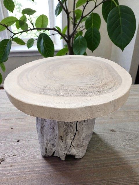 Side/End/Coffee Table Whitewashed RECLAIMED WOOD LIVE EDGE SLAB