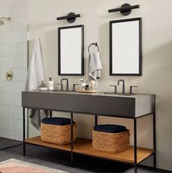 Double vanity West Elm 63”