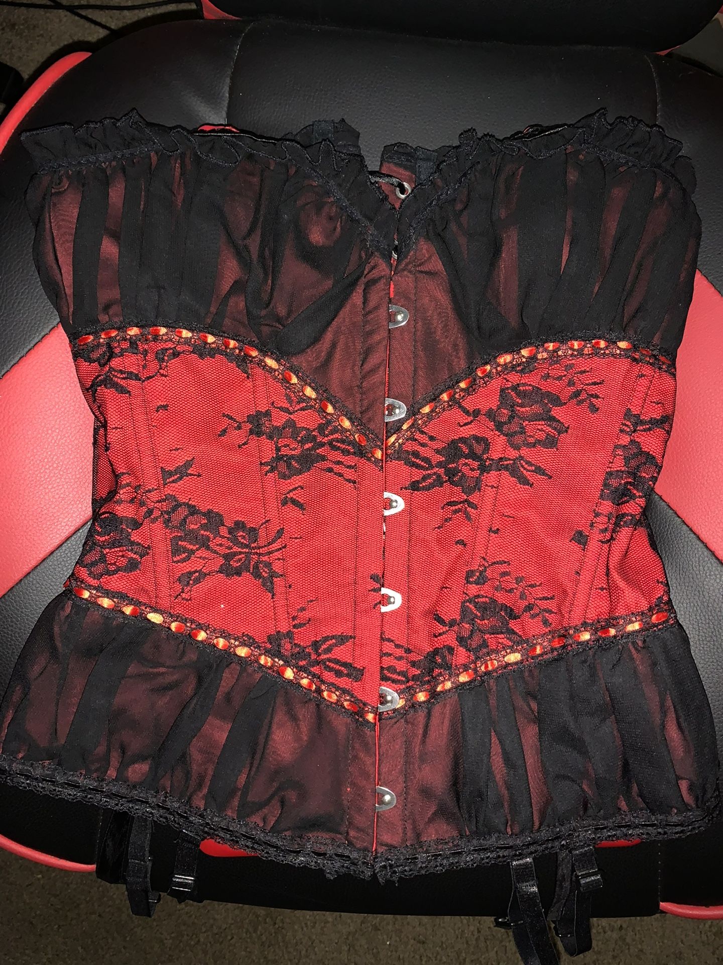 Red & Black Corset