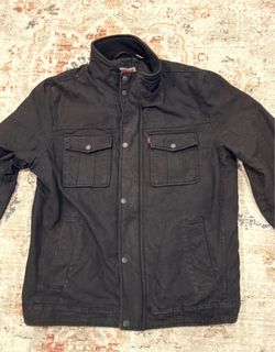Levi's Black Snap-Front Jacket