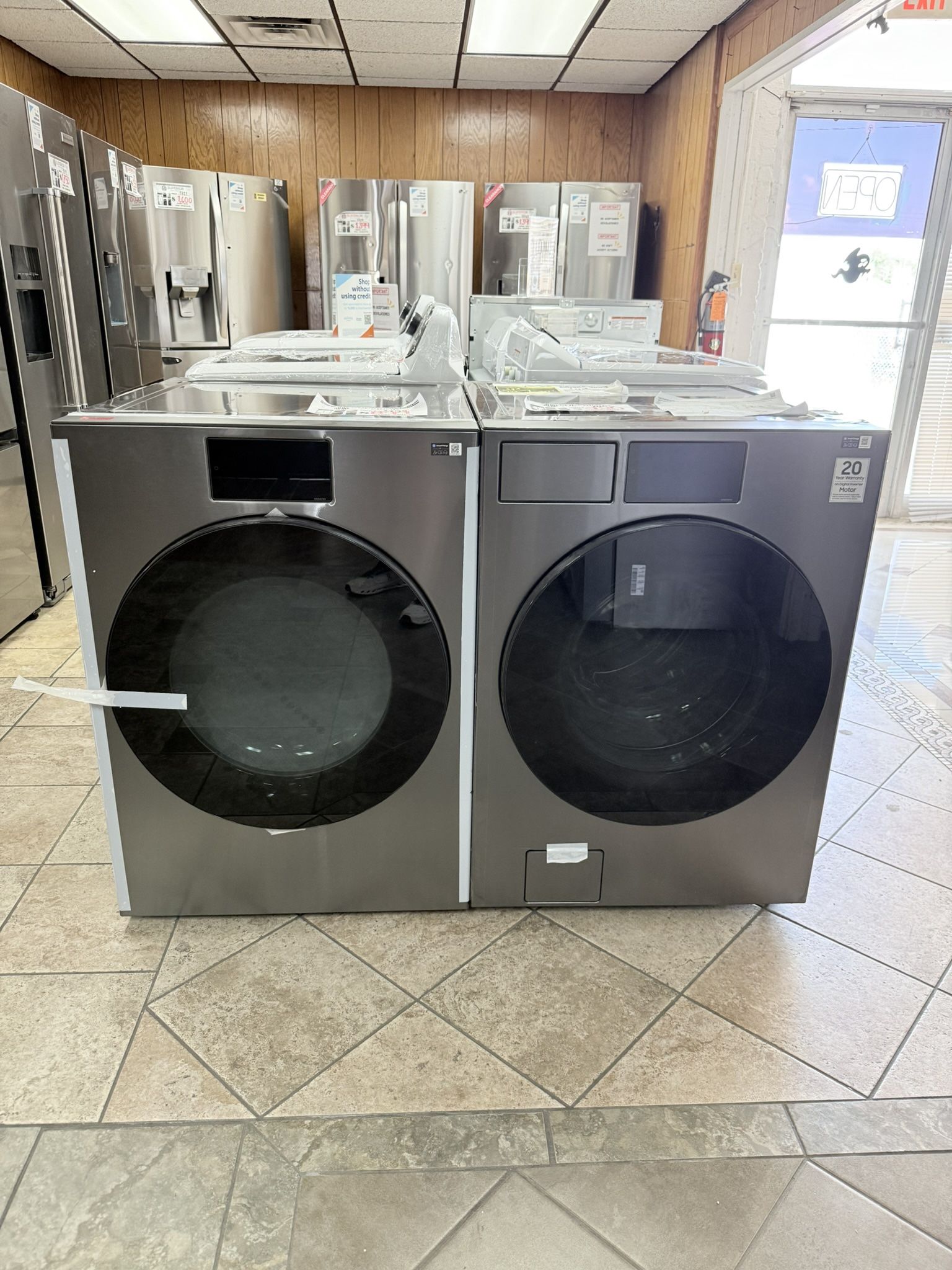 SAMSUNG BESPOKE WASHER AND DRYER