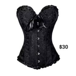 Gorgeous Design Black Corset