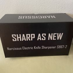  Knife Sharpener, Diamond Abrasives Electric Knife Sharpener for Stainless Steel and Ceramic Knives, with Scissors Sharpener & Metal Dust Collection B