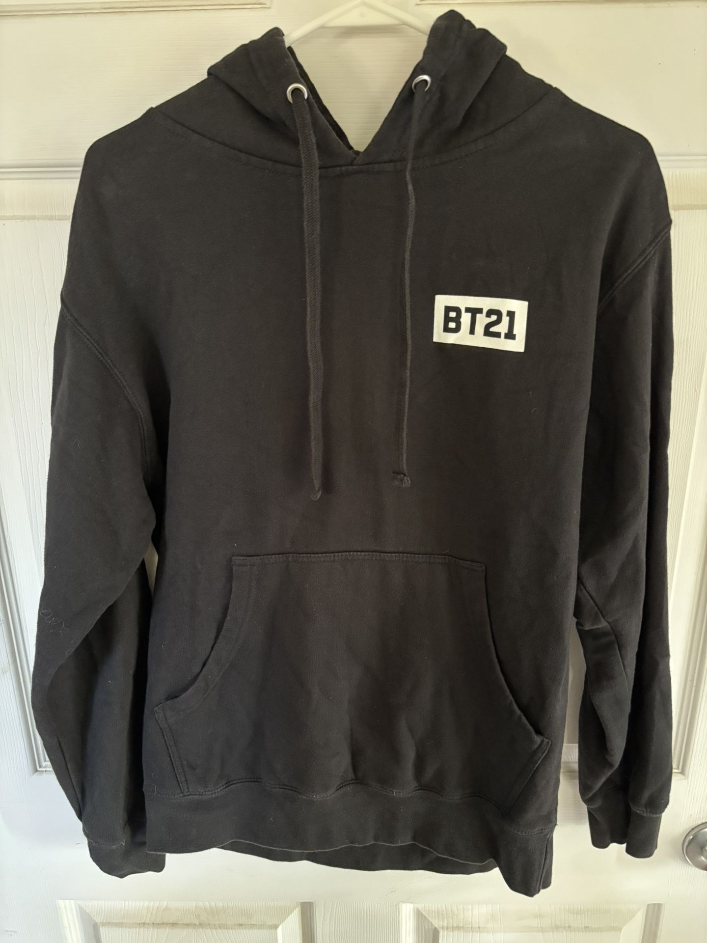BT21 x Anti Social Social Club Black Hoodie Unisex Small