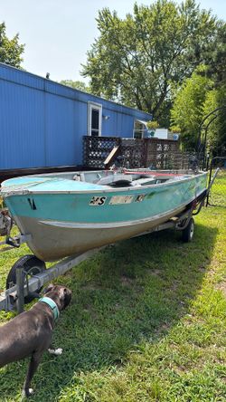14 Foot Aluminum Boat with trailer and electric motor