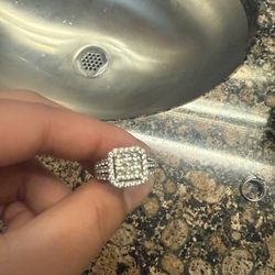 Square Diamond Ring