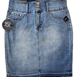 One5One Denim Pencil Skirt, Jeans
