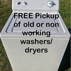 WASHER AND DRYER REMOVAL 