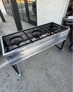 carrito de tres parrillas para ollas pesadas