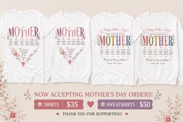 Mother’s Day shirts